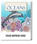 SCS2110 Oceans Adult Coloring Book With Custom Imprint